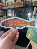 Trout- Stickerdoodle Vinyl Sticker